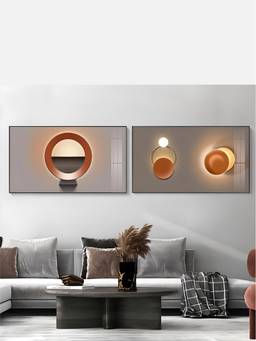 The Handmade Flair - Architectural Interior Framed Wall Art (Pack of 2)