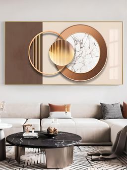 The Handmade Flair - Architectural Geometry Framed Wall Art