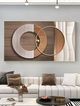 The Handmade Flair - Architectural Geometry Framed Wall Art