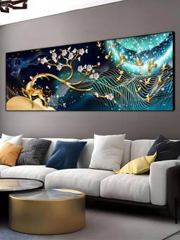 The Handmade Flair - Landscape Geometric Framed Wall Art