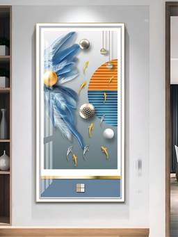 The Handmade Flair - Landscape Geometric Framed Wall Art