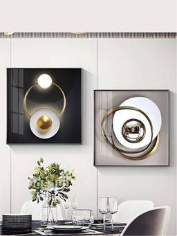 The Handmade Flair - Light Luxury Framed Wall Art (Pack of 2)