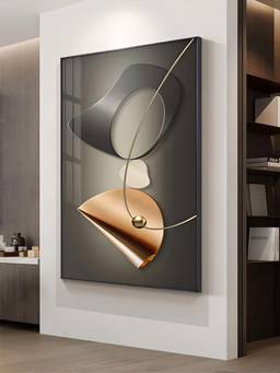 The Handmade Flair - Aesthetics Curved Framed Wall Art