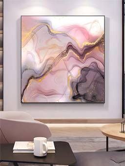 The Handmade Flair - Liquid Marble Framed Wall Art