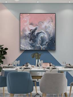 The Handmade Flair - Liquid Marble Framed Wall Art