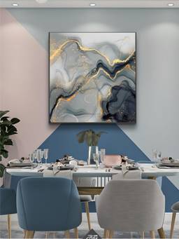 The Handmade Flair - Liquid Marble Framed Wall Art