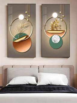 The Handmade Flair - Botanical Framed Wall Art (Pack of 2)