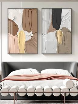 The Handmade Flair - Fashion Pallete Framed Wall Art (Pack of 2)