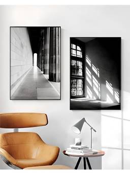 The Handmade Flair - Architectural Style Framed Wall Art (Pack of 2)