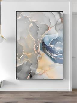 The Handmade Flair - Marble Effect Framed Wall Art