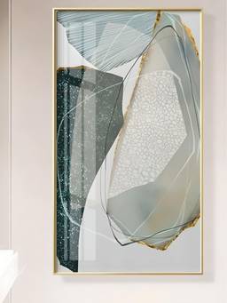 The Handmade Flair - Pebbles Contemporary Framed Wall Art