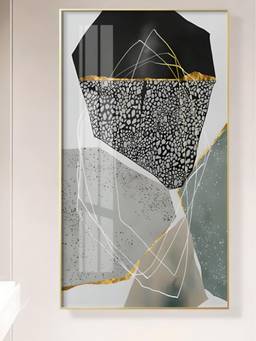 The Handmade Flair - Pebbles Contemporary Framed Wall Art