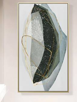 The Handmade Flair - Pebbles Contemporary Framed Wall Art