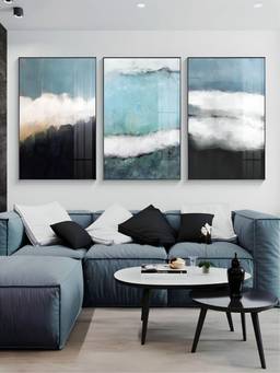 The Handmade Flair - Shades Boutique Framed Wall Art (Pack of 3)