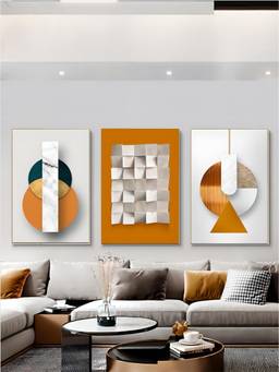 The Handmade Flair - Minimalist Framed Wall Art (Pack of 3)