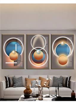 The Handmade Flair - Futuristic Elements Framed Wall Art (Pack of 3)