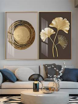 The Handmade Flair - Botanical Framed Wall Art (Pack of 2)