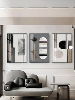 The Handmade Flair - Aesthetics Urban Framed Wall Art (Pack of 3)