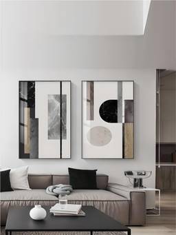 The Handmade Flair - Aesthetics Urban Framed Wall Art (Pack of 2)