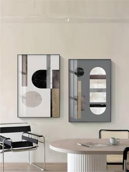 The Handmade Flair - Aesthetics Urban Framed Wall Art (Pack of 2)