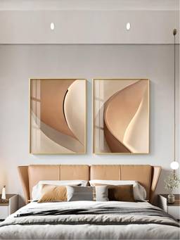The Handmade Flair - Minimalist Framed Wall Art (Pack of 2)