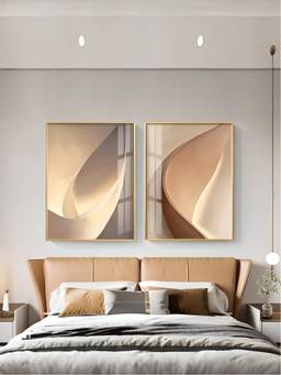 The Handmade Flair - Minimalist Framed Wall Art (Pack of 2)