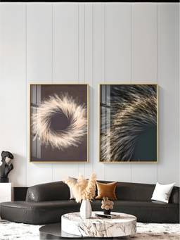 The Handmade Flair - Minimalist Framed Wall Art (Pack of 2)