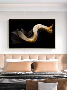 The Handmade Flair - Flowing Geometry Framed Wall Art