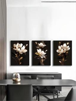 The Handmade Flair - Botanical Framed Wall Art (Pack of 3)