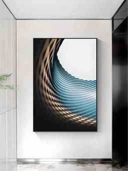 The Handmade Flair - Golden Rings Framed Wall Art