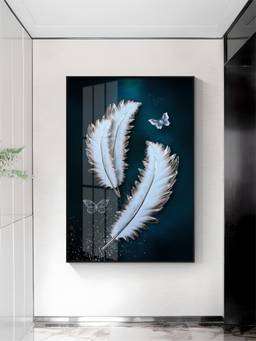 The Handmade Flair - Golden Rings Framed Wall Art
