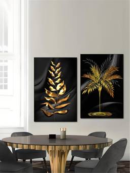 The Handmade Flair - Botanical Framed Wall Art (Pack of 2)