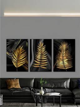 The Handmade Flair - Botanical Framed Wall Art (Pack of 3)