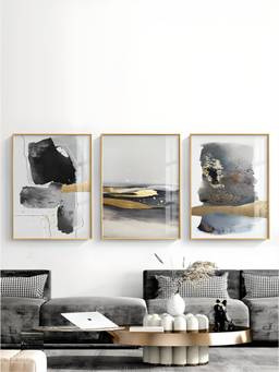 The Handmade Flair - Minimalist Framed Wall Art (Pack of 3)