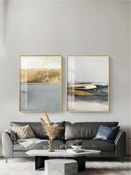 The Handmade Flair - Minimalist Framed Wall Art (Pack of 2)