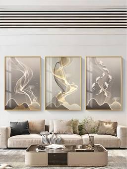 The Handmade Flair - Landscape Framed Wall Art (Pack of 3)