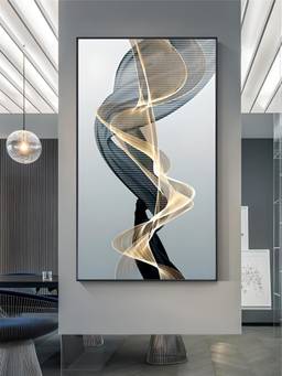 The Handmade Flair - Flowing Vibrations Framed Wall Art