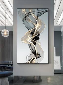 The Handmade Flair - Flowing Vibrations Framed Wall Art