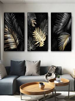 The Handmade Flair - Botanical Framed Wall Art (Pack of 3)