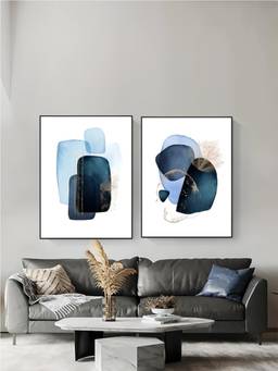 The Handmade Flair - Minimalist Framed Wall Art (Pack of 2)