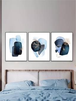The Handmade Flair - Minimalist Framed Wall Art (Pack of 3)