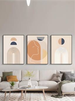 The Handmade Flair - Minimalist Framed Wall Art (Pack of 3)