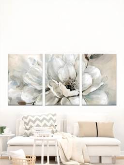 The Handmade Flair - Botanical Floral Framed Wall Art (Pack of 3)