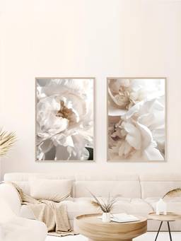 The Handmade Flair - Botanical Floral Framed Wall Art (Pack of 2)