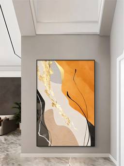 The Handmade Flair - Earthy Colors Framed Wall Art