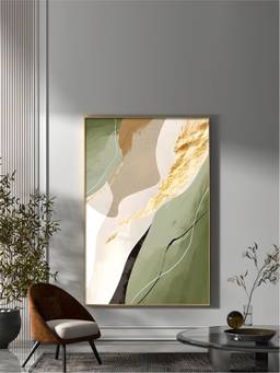 The Handmade Flair - Earthy Colors Framed Wall Art