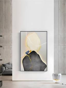 The Handmade Flair - Nordic Pebbles Framed Wall Art