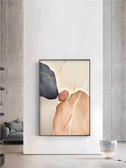 The Handmade Flair - Nordic Pebbles Framed Wall Art