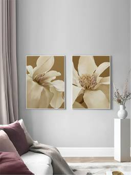 The Handmade Flair - Floral Framed Wall Art (Pack of 2)