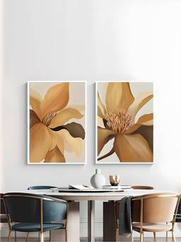 The Handmade Flair - Floral Framed Wall Art (Pack of 2)
